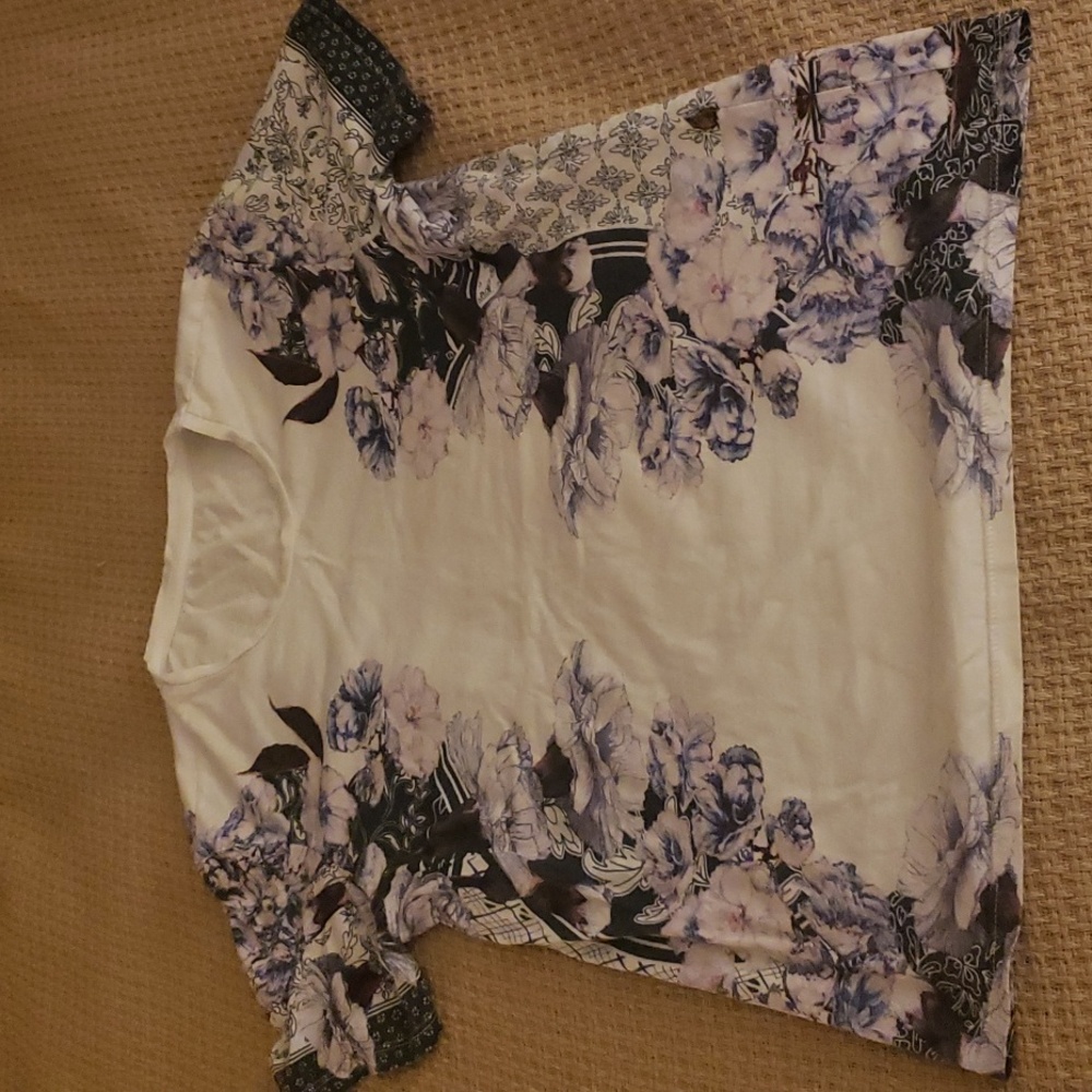 Zara Floral T Shirt